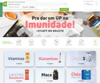 Natue.com.br(Suplementos, cosméticos, vitaminas e alimentos) Screenshot