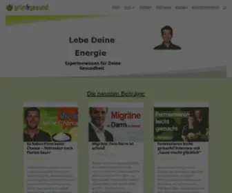 Natuerlichergesundheitskongress2014.de(Grün und Gesund Startseite) Screenshot