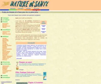 Natur-ET-Sante.com(NATURE et SANTE) Screenshot