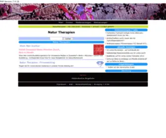 Natur-Therapie.com(Natur Therapien) Screenshot