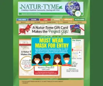 Natur-Tyme.com(Your Shop in Syracuse for Discount Vitamins) Screenshot