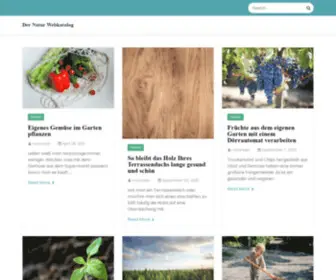 Natur-Webkatalog.de(Der Natur Webkatalog) Screenshot