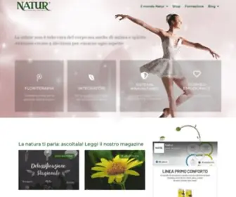 Natur.it(Natur srl offre una vasta gamma di prodotti di medicina olistica) Screenshot