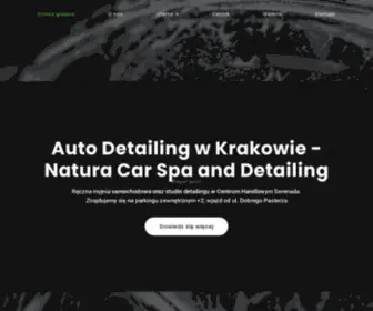 Naturacarwash.pl(Auto Detailing Kraków) Screenshot