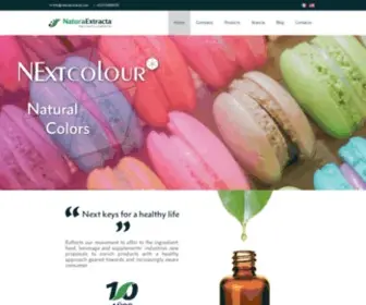 Naturaextracta.com(Ingredientes alimenticios) Screenshot