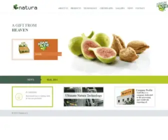 Naturafig.com(Natura Turkish dried figs exporter) Screenshot