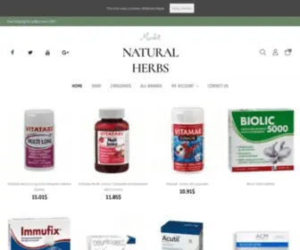 Natural-Herbs-Market.com(Online Shop For) Screenshot