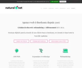 Natural-Net.fr(Agence web à bordeaux) Screenshot