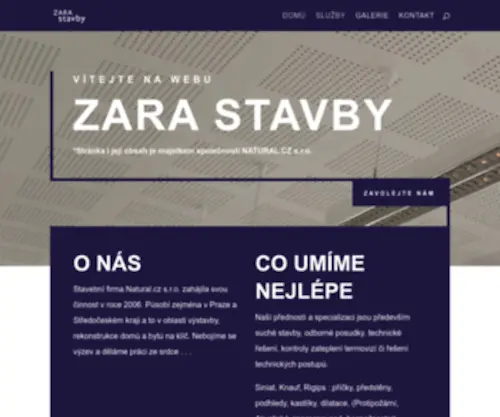 Natural.cz(Další web používající WordPress) Screenshot