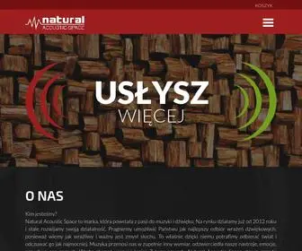 Naturalacousticspace.eu(Usłysz więcej…) Screenshot