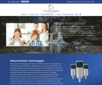 Naturalactiontechnologies.com(Structured revitalized water) Screenshot