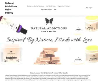 Naturaladdictions919.com(Natural Addictions Beauty Home) Screenshot