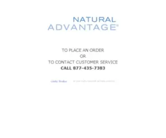 Naturaladvantage.com(Anti Aging Products) Screenshot