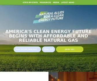 Naturalalliesforcleanenergy.org(Natural Allies) Screenshot