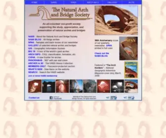 Naturalarches.org(The Natural Arch and Bridge Society) Screenshot