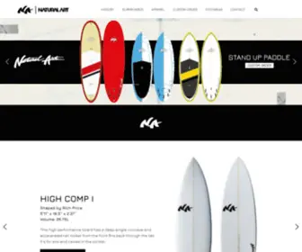 Naturalart.com(Surfing is Surfboards by Natural Art) Screenshot