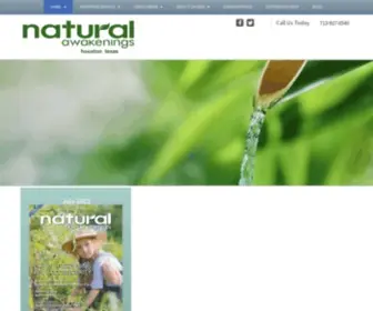 Naturalawakenings-Houston.com(Natural Awakenings Houston serving all of your needs in Houston. Call us today at 713) Screenshot