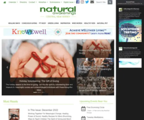 Naturalawakeningscnj.com(Natural Awakenings) Screenshot