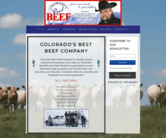 Naturalbeef.com(Natural Beef Colorado) Screenshot