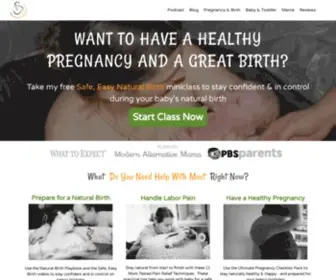 Naturalbirthandbabycare.com(Natural Birth) Screenshot