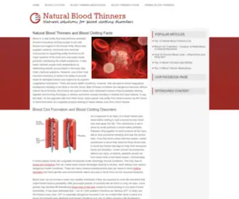 Naturalbloodthinners.org(Naturalbloodthinners) Screenshot