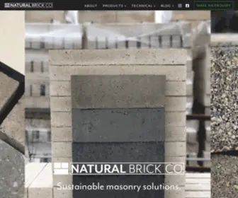 Naturalbrick.com.au(Wood Stone Sustainable Masonry) Screenshot
