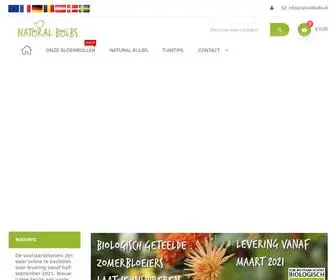 Naturalbulbs.nl(Biologische bloembollen) Screenshot