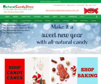 Naturalcandystore.com(Natural Candy Store) Screenshot