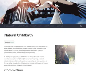 Naturalchildbirth.org(Natural Childbirth Natural Childbirth) Screenshot