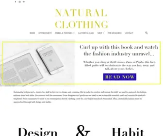 Naturalclothing.com(Natural Clothing) Screenshot