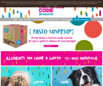 Naturalcode.eu(Prodotti naturali per il gatto e per il cane) Screenshot