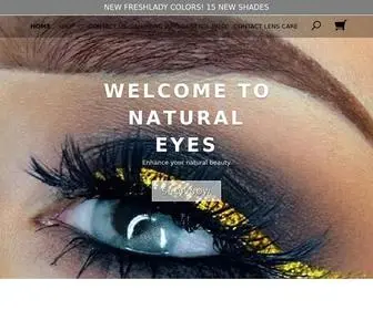 Naturalcoloredcontacts.com(Natural colored contacts) Screenshot