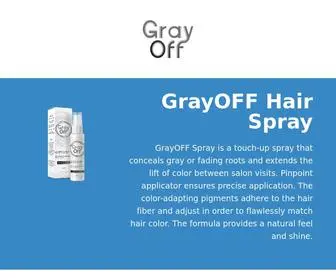 Naturalcolorsystem.com(GrayOFF Hair Spray) Screenshot