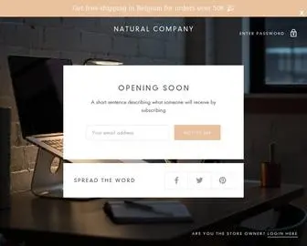 Naturalcompany.com(Natural Company) Screenshot