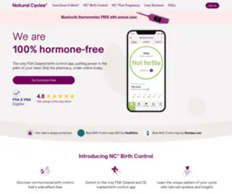 Naturalcycles.com(Natural Cycles birth control) Screenshot