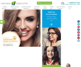 Naturaldentistrycenter.com(Leading holistic dentist in the US) Screenshot