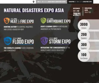 Naturaldisastersshowasia.com(Natural Disasters Expo Asia) Screenshot