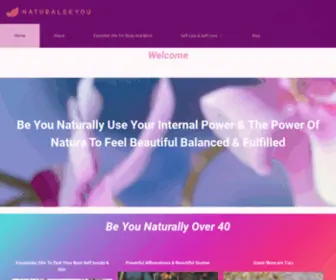 Naturaleeyou.com(Be You Naturally) Screenshot