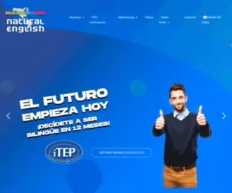 Naturalenglish.com.mx(Escuela de Inglés) Screenshot