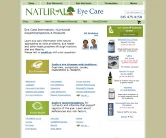 Naturaleyecare.com(Natural Eye Care) Screenshot