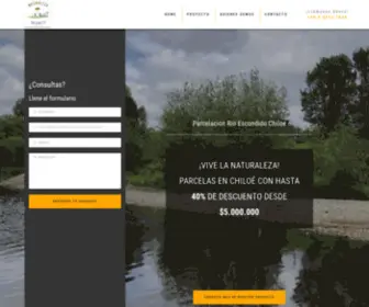 Naturalezaindomita.cl(Parcelacion Rio Escondido) Screenshot