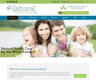 Naturalfamilydoc.com(Natural Family Medicine Naturopathic Doctor Champlin) Screenshot