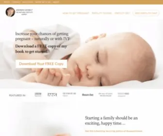 Naturalfertilityexpert.com(How to get pregnant naturally) Screenshot