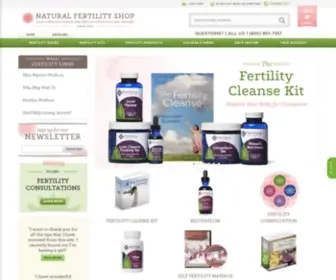 Naturalfertilityshop.com(Get pregnant naturally) Screenshot