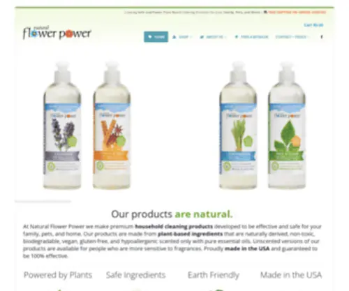 Naturalflowerpower.com(Natural Flower Power) Screenshot
