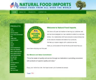 Naturalfoodimports.com(Natural Food Imports) Screenshot