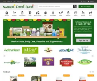 Naturalfoodshop.com(The Natural Food Shop) Screenshot