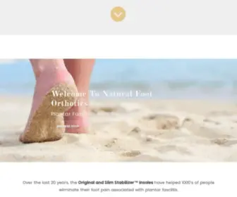 Naturalfootorthotics.com(Natural Foot Orthotics) Screenshot