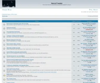 Naturalfreedom.info(Natural Freedom) Screenshot