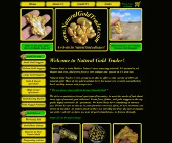 Naturalgoldtrader.com(Natural Gold Nuggets For Sale) Screenshot